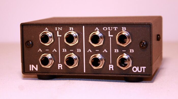 TRS jack attenuator 1 4 channel line mic pad TRS jack attenuator