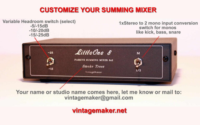 customize your mixer