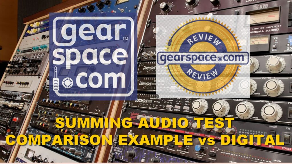 gearspace review gearslutz gearspace fGearslutz comparison sound test analog summing vs ITB digital