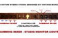 studio summing mixer with built in monitor controller switcher