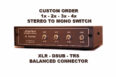 4 x stereo to mono switch summing box mixer