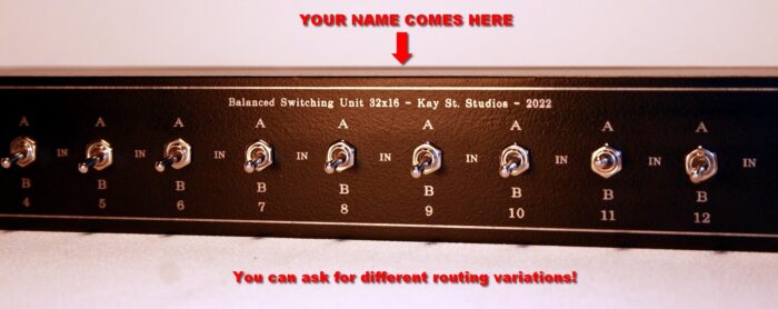 audio switching unit 3 audio switching unit 3
