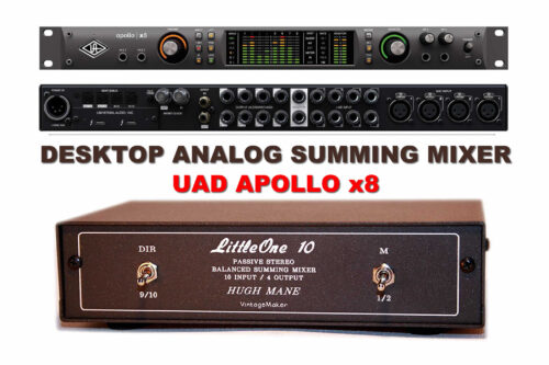 Summing Mixer for UAD Apollo twin x8 x8p rme steinberg avid pro tools studio one