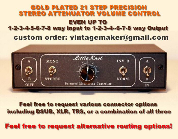 two 2 way in 2 way out studio monitor controller speaker selec Controller for Yamaha HS8 and Dynaudio monitors two 2 way in 2 way out studio monitor controller speaker selec