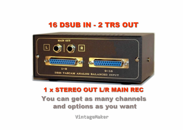 16 ch analog stereo summming box mixer 2 output 16 ch analog stereo summming box mixer 2 output