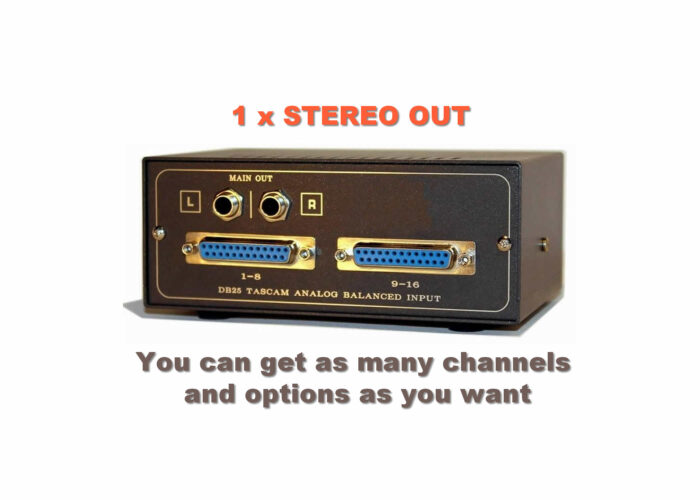 16 ch analog stereo summming box mixer 2 output 16 ch analog stereo summming box mixer 2 output
