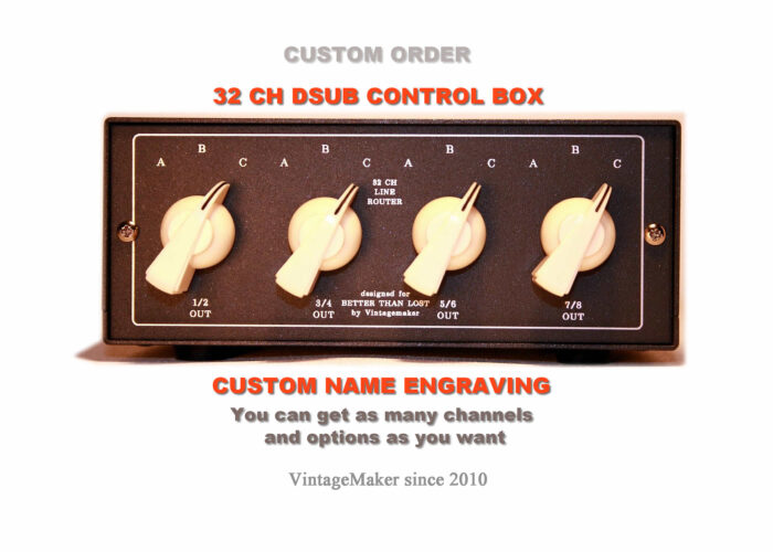 32 ch dsub db25 tascam patchbay analog Switcher Distribution Splitter Studio Control Box