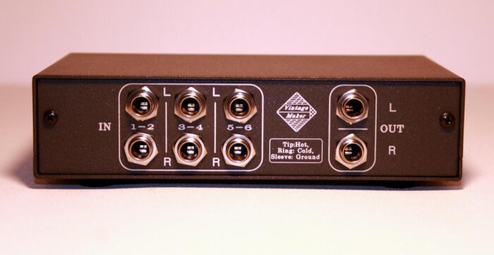 6 ch input analog summing mixer box 6 ch input analog summing mixer box