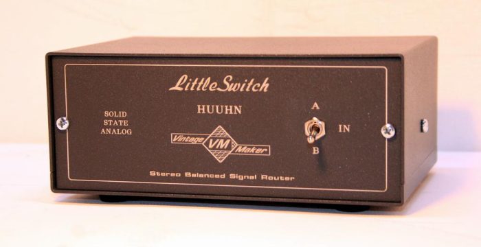 Desktop Studio Switch XLR Balanced Desktop Studio Switch XLR Balanced