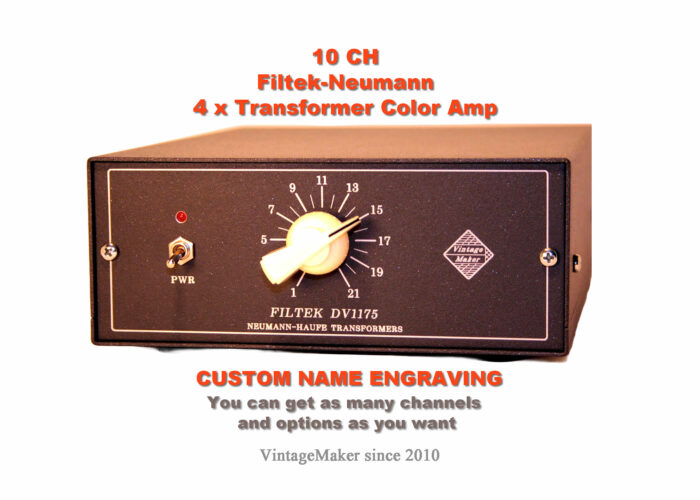 Filtek Neumann 10x2 color transformer summing amp