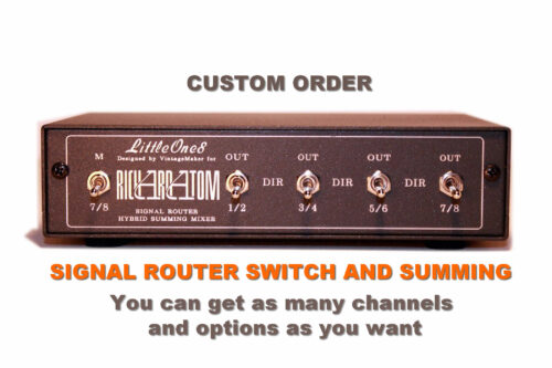 8 Input Hybrid LittleOne Wide 8×4 SUM + LINE Router Switcher - Summing Mixer