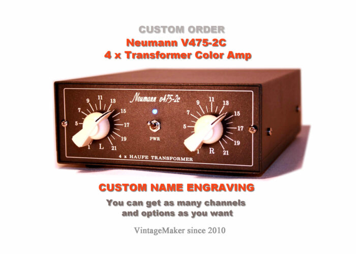 Neumann transformer color amp sound colorize your sound box v475