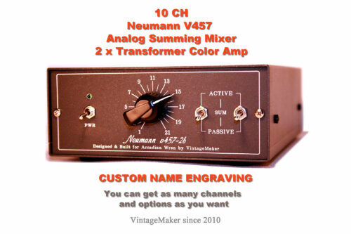 Neumann transformer mic pre color amp box v470