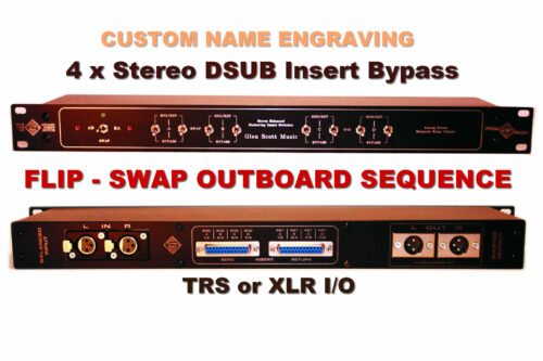 fllip swap dsub outboard sequence order studio mastering bypass switch