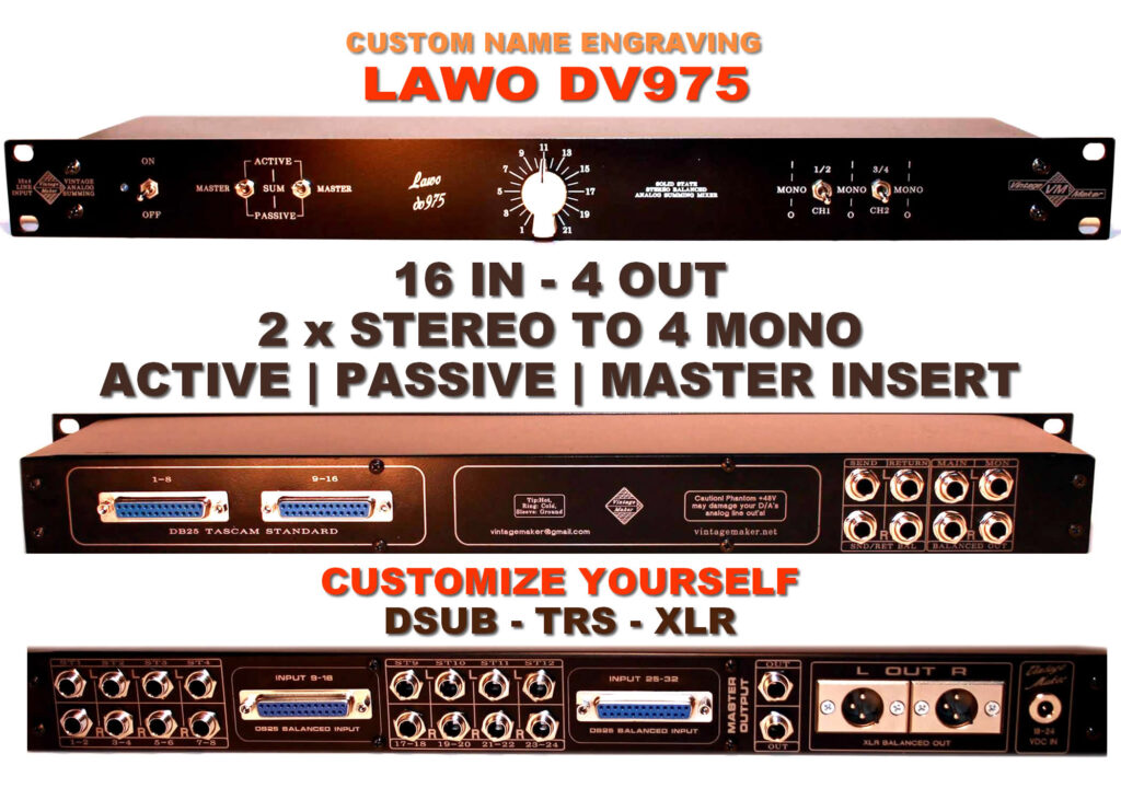 16x4 Lawo Summing Mixer