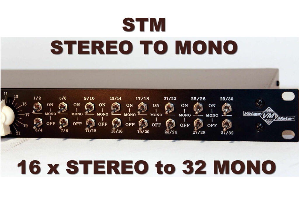 16xstm 32 mono studio mixer