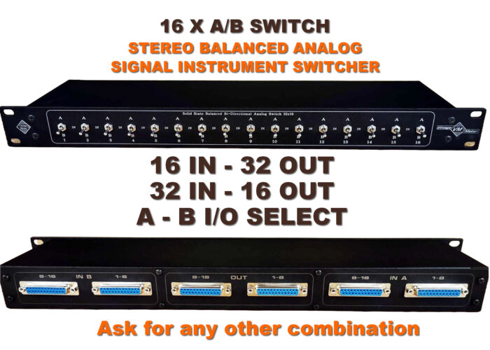 1U Passive 32×16 passive instrument switching device 1U Passive 32×16 passive instrument switching device