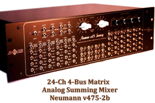 24 Ch 4 Bus Matrix Mixer