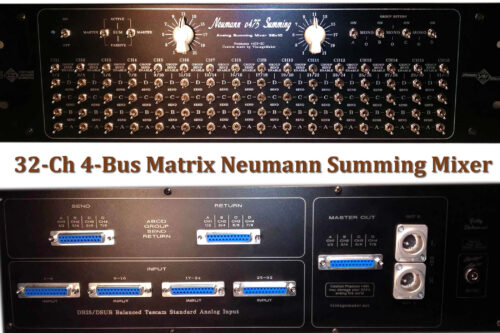32 Ch 4 Bus Matrix Neumann Summing Mixer