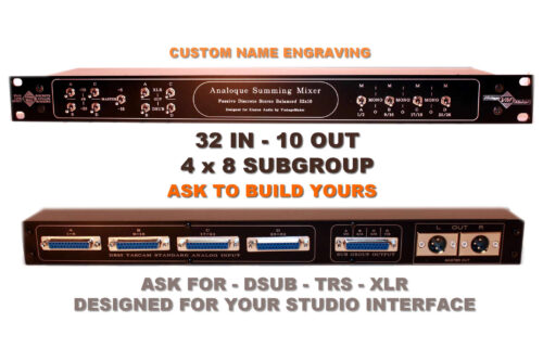 32 In - 10 Out Summing 4-BUS Mixer 4 x SUB GROUP