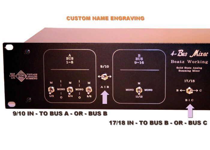 4 bus passive summing mixer bus abc 4 bus passive summing mixer bus abc