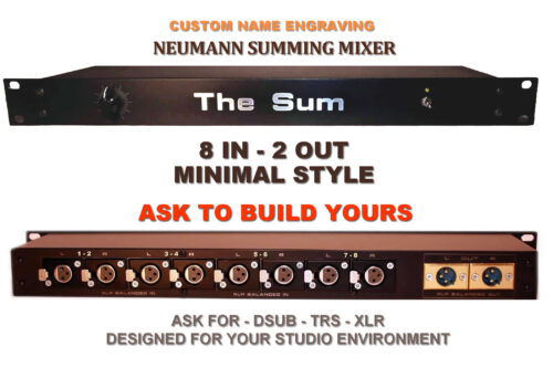 Minimal Style Neumann Analog Summing Mixer