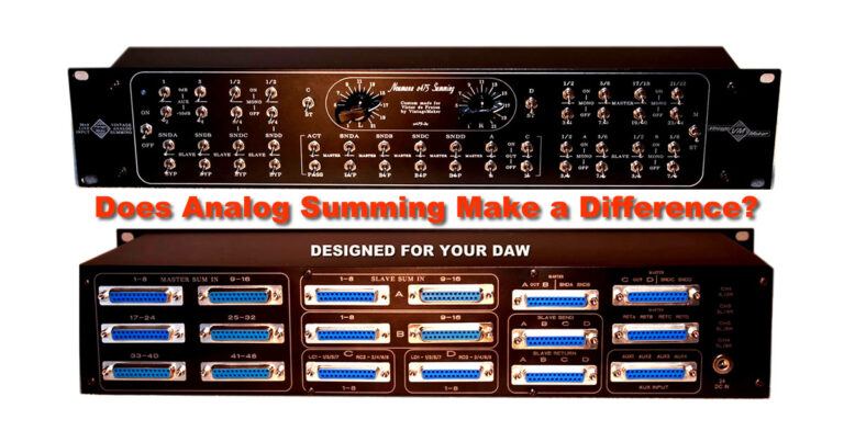 What does Analog Summing mixer do