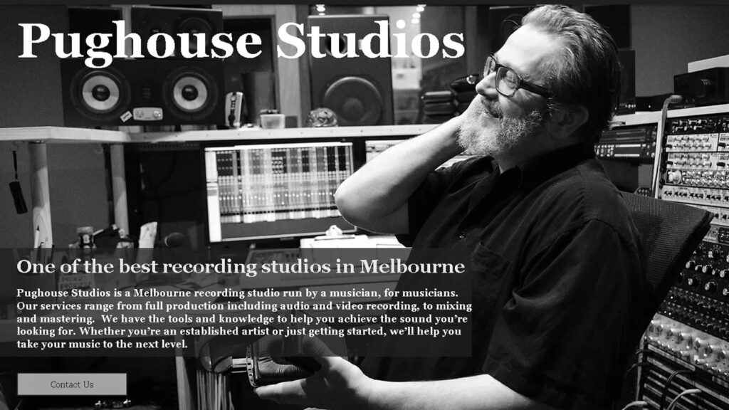 Niko Schauble PUGHOUSE STUDIOS MELBOURNE VintageMaker Summing Mixer