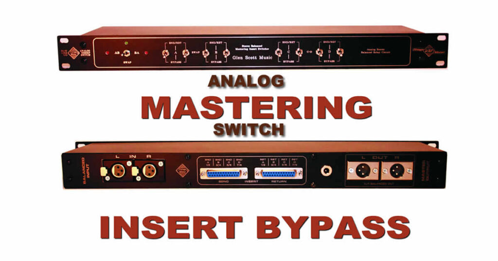 Rack Mastering Insert Bypass Swap Switch