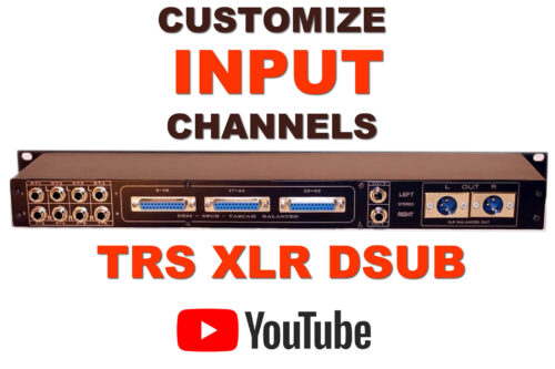 customize input channels youtube