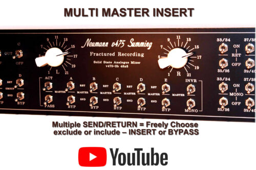 multi master insert youtube