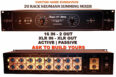 2U 16 in 2 out XLR studio summing mixer 2U-Rack 16x2 Neumann XLR Analog Summing Mixer