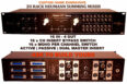 2U-Rack 16x4 Neumann 16 CH Insert - Dual Master Insert Analog Summing Mixer