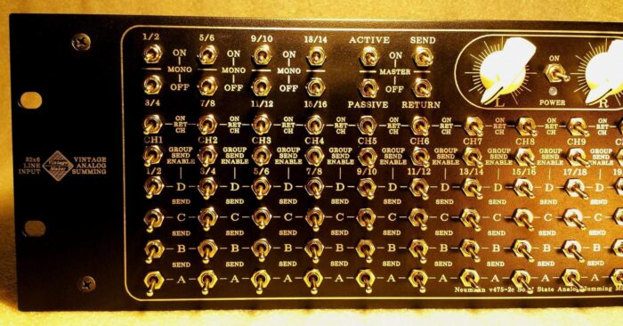 32 ch matrix analog summing mixer 32 ch matrix analog summing mixer