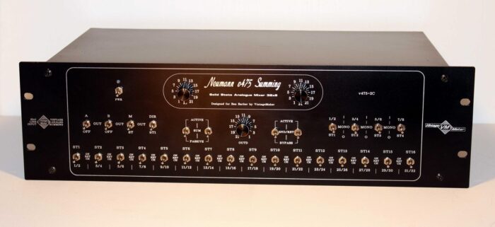 32 channel input analog studio summing mixer front 32 channel input analog studio summing mixer front