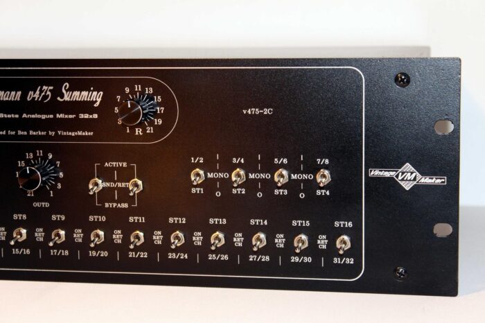 32 channel input analog studio summing mixer front right 32 channel input analog studio summing mixer front right