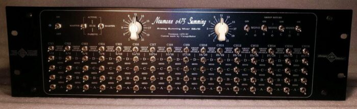 32 in 10 out Multi Bus Matrix Analog Summing Mixer front 32 in 10 out Multi Bus Matrix Analog Summing Mixer front