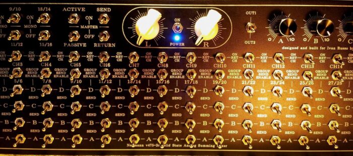 64 group matrix analog summing mixer center 64 group matrix analog summing mixer center
