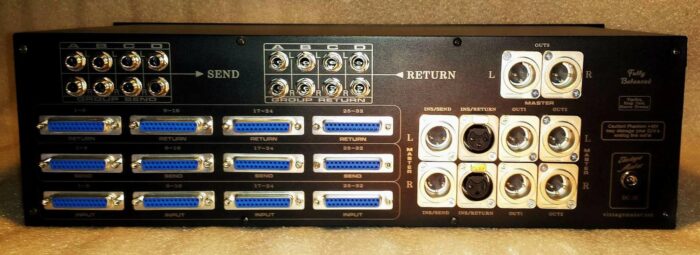 64 group matrix analog summing mixer rear 64 group matrix analog summing mixer rear