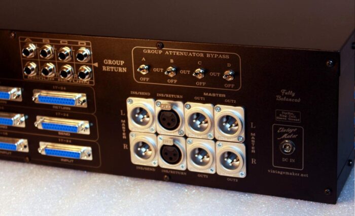 Studio Multi Bus MATRIX Routing Analog Summing Mixer atten bypass Studio Multi Bus MATRIX Routing Analog Summing Mixer atten bypass