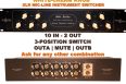 xlr instrument line studio switch white cream knob