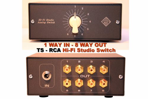 1 in 8 pout studio RCA Hi-Fi Studio Switch Box