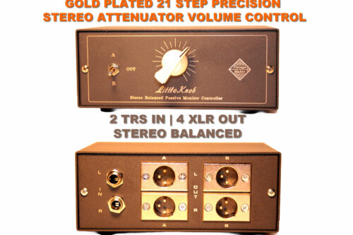 TRS XLR Monitor Controller Control A/B Switch Box