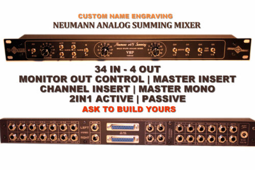 32-Ch Neumann Monitor Control Summing Mixer Channel Master Insert