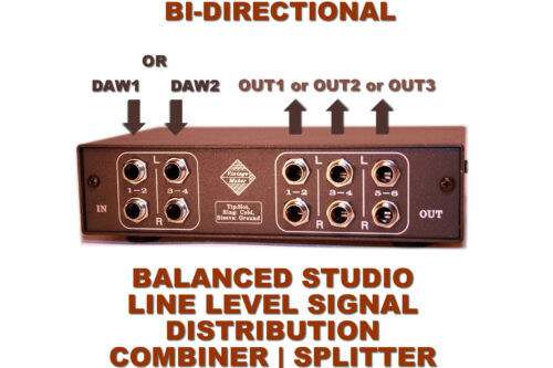 Studio Balanced Line Level DAW Signal Distribution box