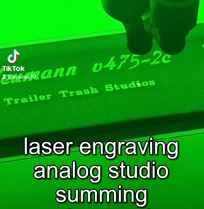 laser engraving analog studio mixer laser engraving analog studio mixer