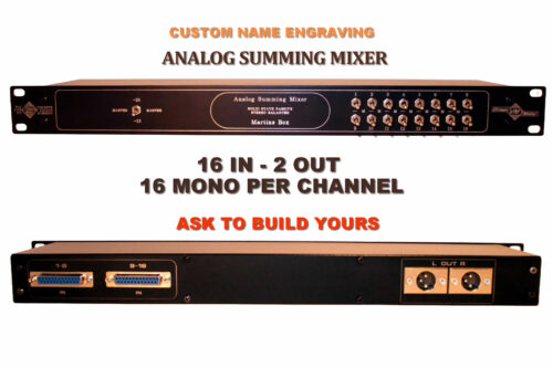 passive summing 16 mono per channel switch