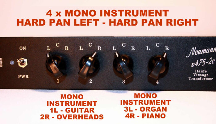 LCR pan switch mono instruments LCR pan switch mono instruments