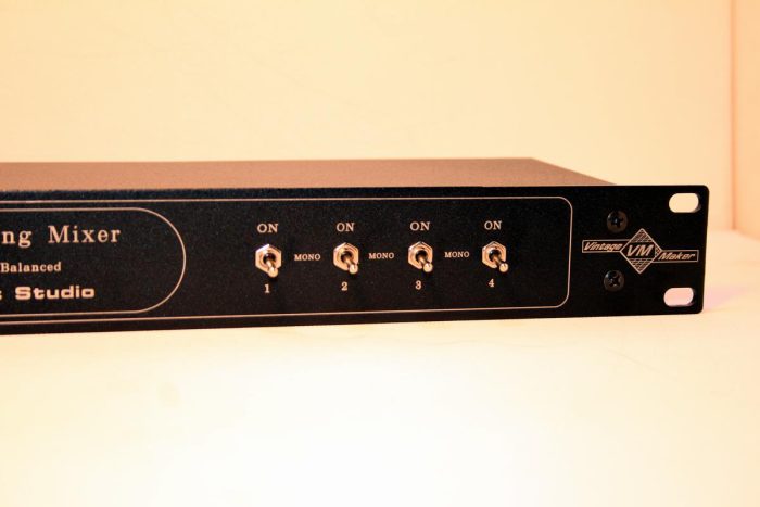 passive summing mixer for Phoenix Audio DRS 4 Mic line passive summing mixer for Phoenix Audio DRS 4 Mic line