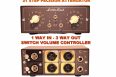 dual attenuator studio monitor controller audio switch